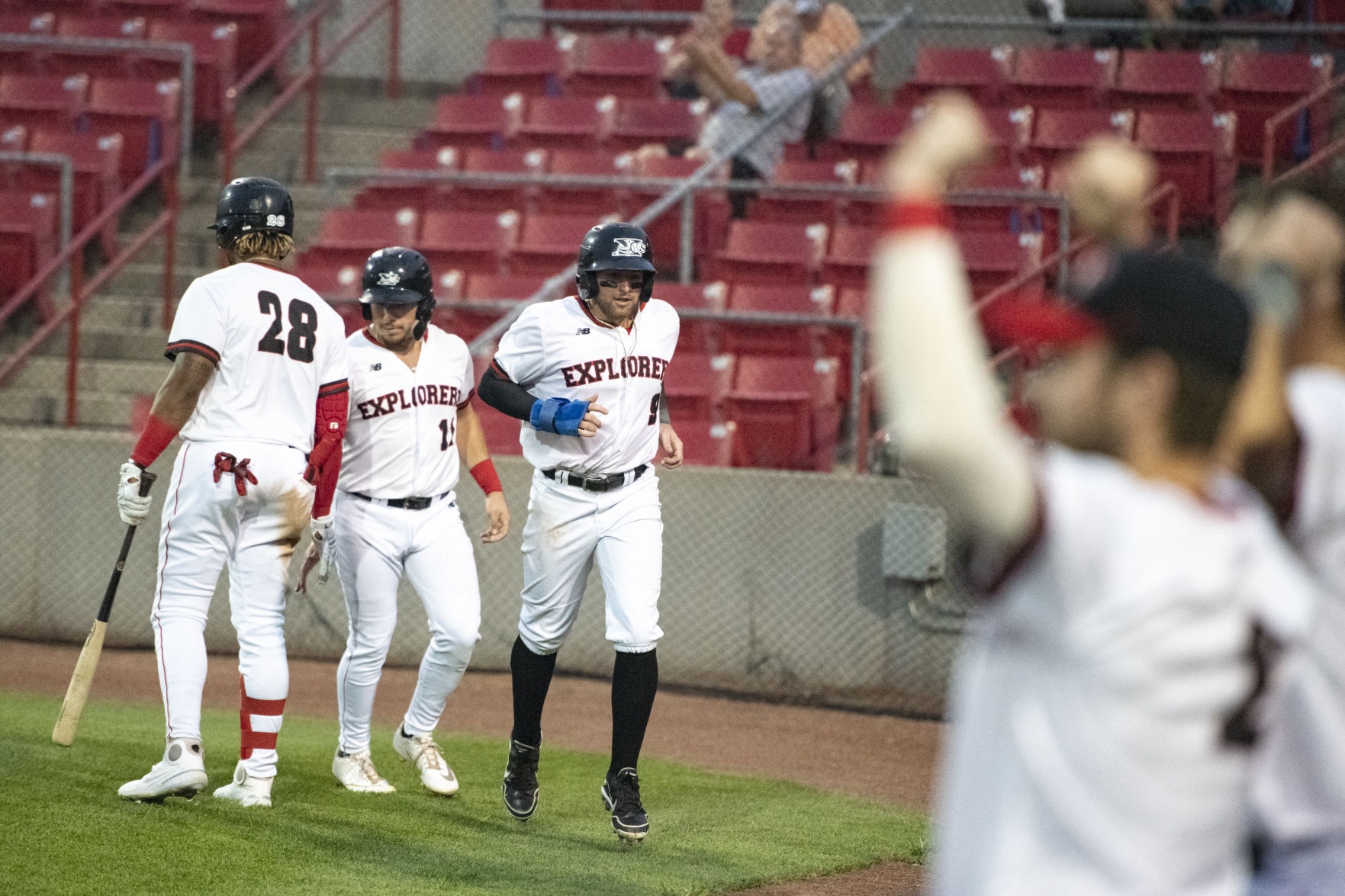 Explorers vs Winnipeg Goldeyes baseball